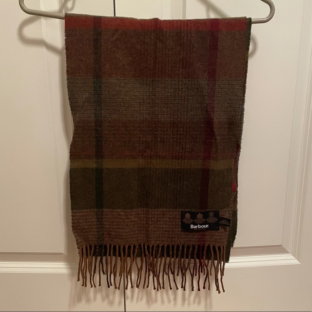 New Barbour lambswool scarf